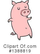 Pig Clipart #1388819 by lineartestpilot