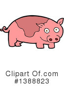 Pig Clipart #1388823 by lineartestpilot