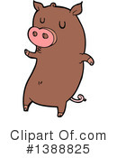 Pig Clipart #1388825 by lineartestpilot