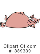 Pig Clipart #1389339 by djart