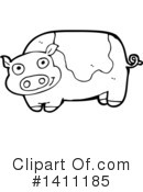 Pig Clipart #1411185 by lineartestpilot