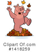 Pig Clipart #1418259 by Cory Thoman