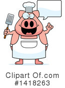 Pig Clipart #1418263 by Cory Thoman