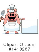 Pig Clipart #1418267 by Cory Thoman