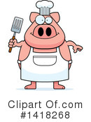 Pig Clipart #1418268 by Cory Thoman