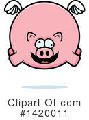 Pig Clipart #1420011 by Cory Thoman