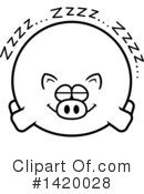 Pig Clipart #1420028 by Cory Thoman