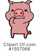 Pig Clipart #1507066 by lineartestpilot