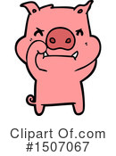 Pig Clipart #1507067 by lineartestpilot