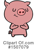 Pig Clipart #1507079 by lineartestpilot