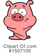 Pig Clipart #1507100 by lineartestpilot