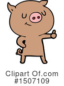 Pig Clipart #1507109 by lineartestpilot