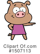 Pig Clipart #1507113 by lineartestpilot