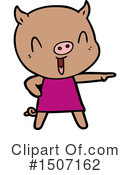 Pig Clipart #1507162 by lineartestpilot