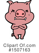Pig Clipart #1507163 by lineartestpilot