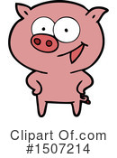 Pig Clipart #1507214 by lineartestpilot