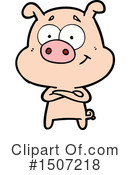Pig Clipart #1507218 by lineartestpilot