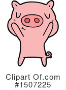 Pig Clipart #1507225 by lineartestpilot