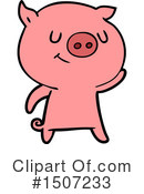Pig Clipart #1507233 by lineartestpilot