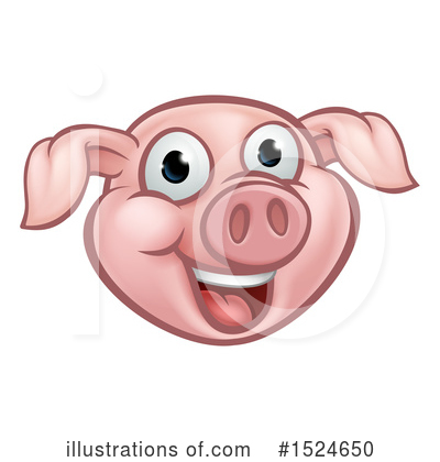 Royalty-Free (RF) Pig Clipart Illustration by AtStockIllustration - Stock Sample #1524650