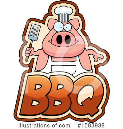 Royalty-Free (RF) Pig Clipart Illustration by Cory Thoman - Stock Sample #1583938