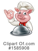 Pig Clipart #1585908 by AtStockIllustration