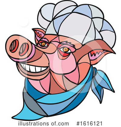 Pig Chef Clipart #1616121 by patrimonio