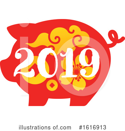 Royalty-Free (RF) Pig Clipart Illustration by elena - Stock Sample #1616913