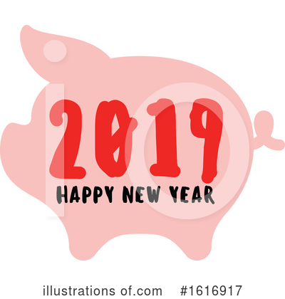 Royalty-Free (RF) Pig Clipart Illustration by elena - Stock Sample #1616917