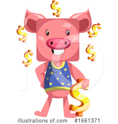 Royalty-Free (RF) Pig Clipart Illustration by Morphart Creations - Stock Sample #1661371