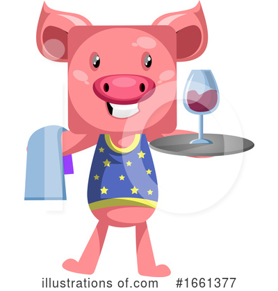 Royalty-Free (RF) Pig Clipart Illustration by Morphart Creations - Stock Sample #1661377