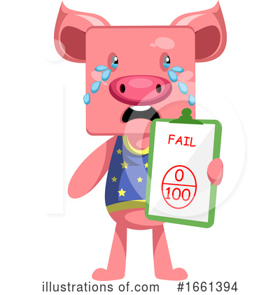 Royalty-Free (RF) Pig Clipart Illustration by Morphart Creations - Stock Sample #1661394