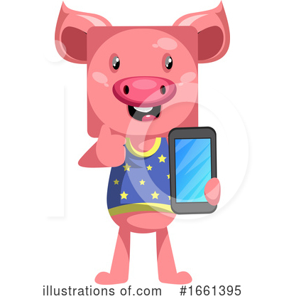 Royalty-Free (RF) Pig Clipart Illustration by Morphart Creations - Stock Sample #1661395
