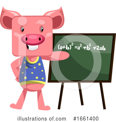 Royalty-Free (RF) Pig Clipart Illustration by Morphart Creations - Stock Sample #1661400