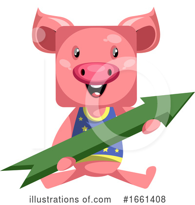 Royalty-Free (RF) Pig Clipart Illustration by Morphart Creations - Stock Sample #1661408