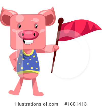 Royalty-Free (RF) Pig Clipart Illustration by Morphart Creations - Stock Sample #1661413