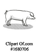 Pig Clipart #1680706 by patrimonio