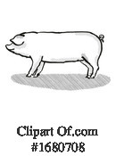Pig Clipart #1680708 by patrimonio