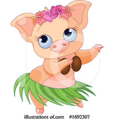 Pig Clipart #1692307 by Pushkin