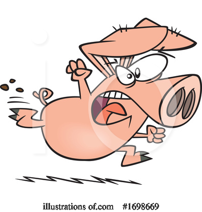Pig Clipart #1698669 by toonaday