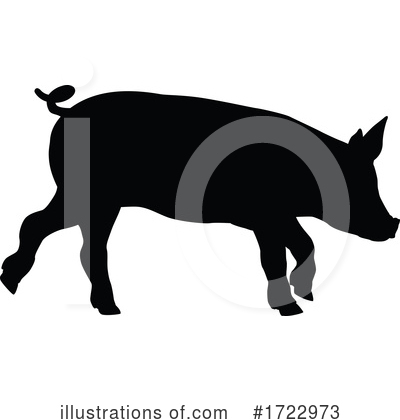 Royalty-Free (RF) Pig Clipart Illustration by AtStockIllustration - Stock Sample #1722973