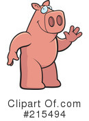 Pig Clipart #215494 by Cory Thoman