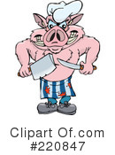 Pig Clipart #220847 by Dennis Holmes Designs