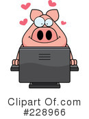 Pig Clipart #228966 by Cory Thoman