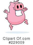Pig Clipart #229009 by Cory Thoman