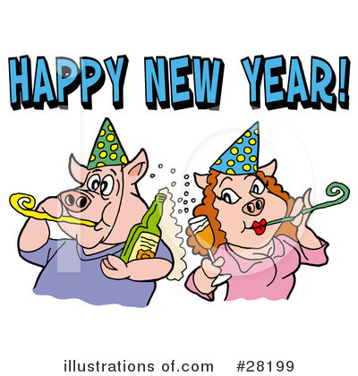 New Year Clipart #28199 by LaffToon