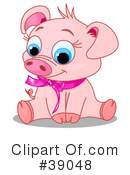 Pig Clipart #39048 by Pushkin