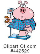 Pig Clipart #442529 by toonaday