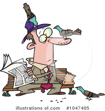 Pigeon Clipart #1047405 by toonaday