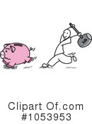 Piggy Bank Clipart #1053953 by Frog974
